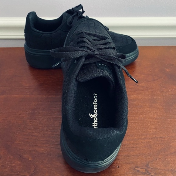 Ortho Comfoot Shoes - Ortho Comfort Black Shoes